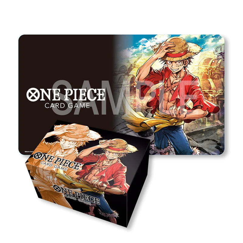 One Piece TCG - Playmat and Card Case Set - Monkey D. Luffy