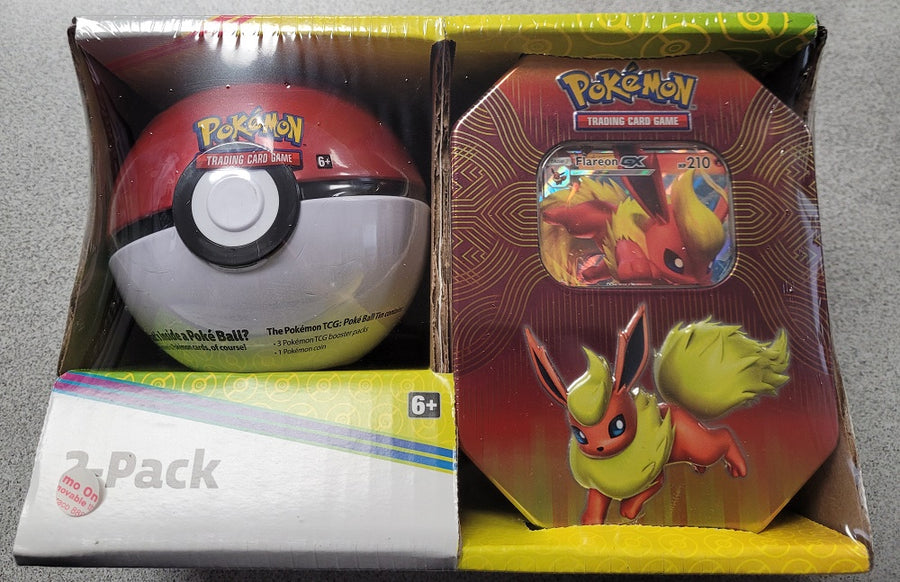 Pokemon TCG - Pokeball and Flareon tin