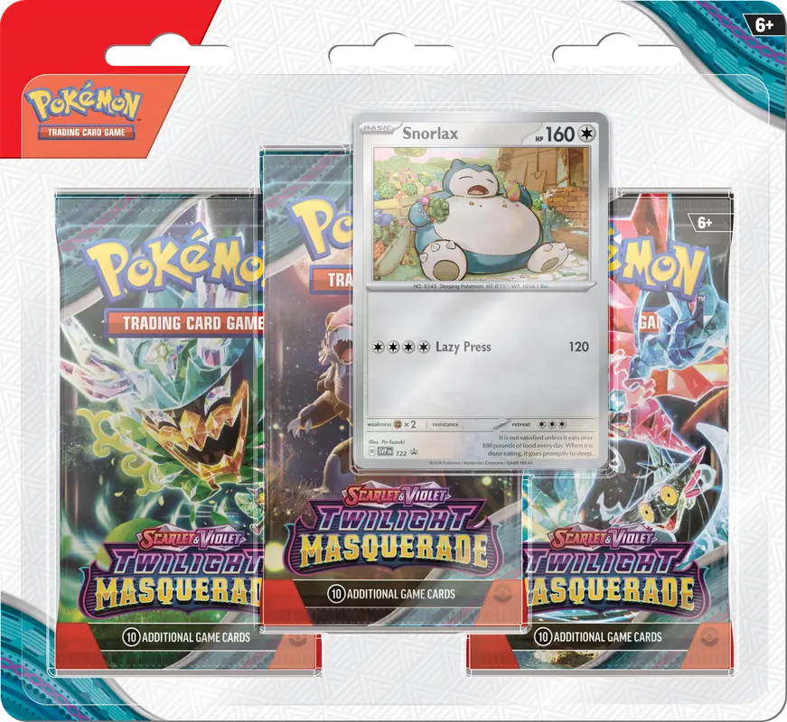 Pokémon TCG: Scarlet & Violet - Twilight Masquerade 3pk Blister (set of 2)