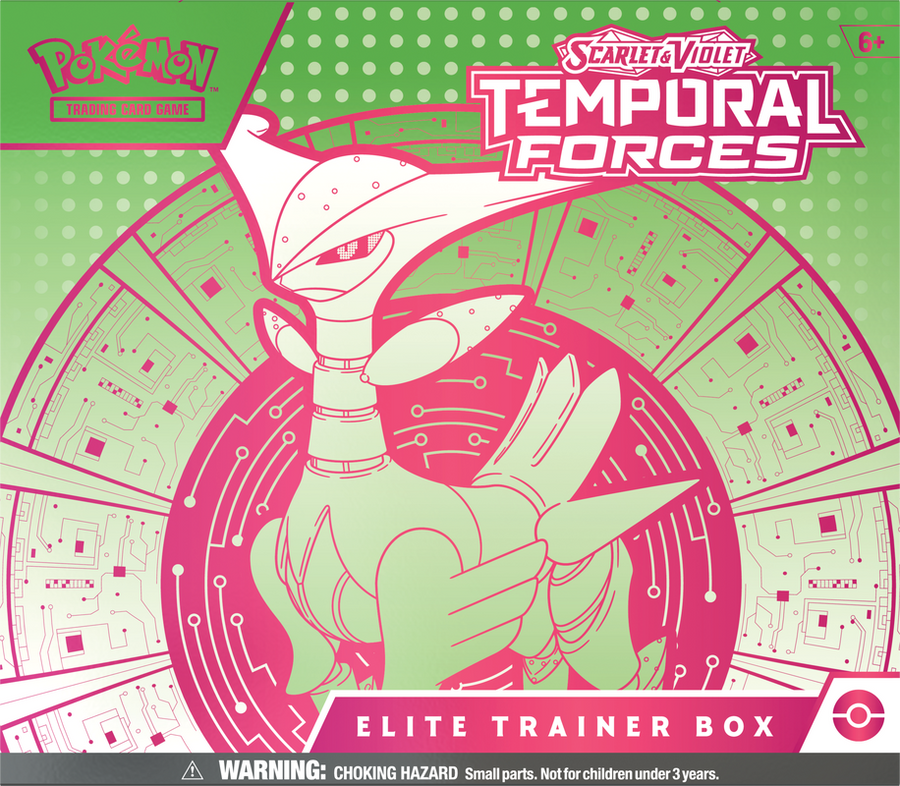 Pokemon SV5 - Temporal Forces Elite Trainer box - Iron Leaves