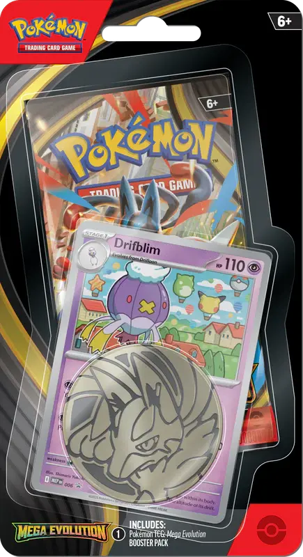 Pokémon TCG: Mega Evolution - Base Set - Checklane blister (Drifblim) - Doe's Cards