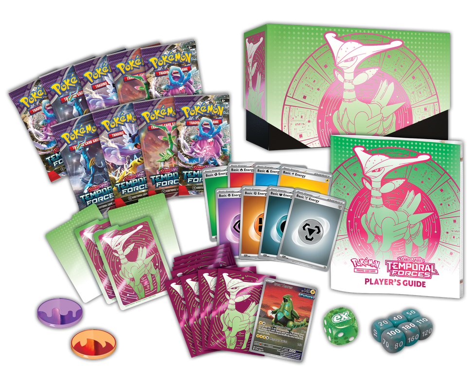 Pokemon SV5 - Temporal Forces Elite Trainer box - Iron Leaves