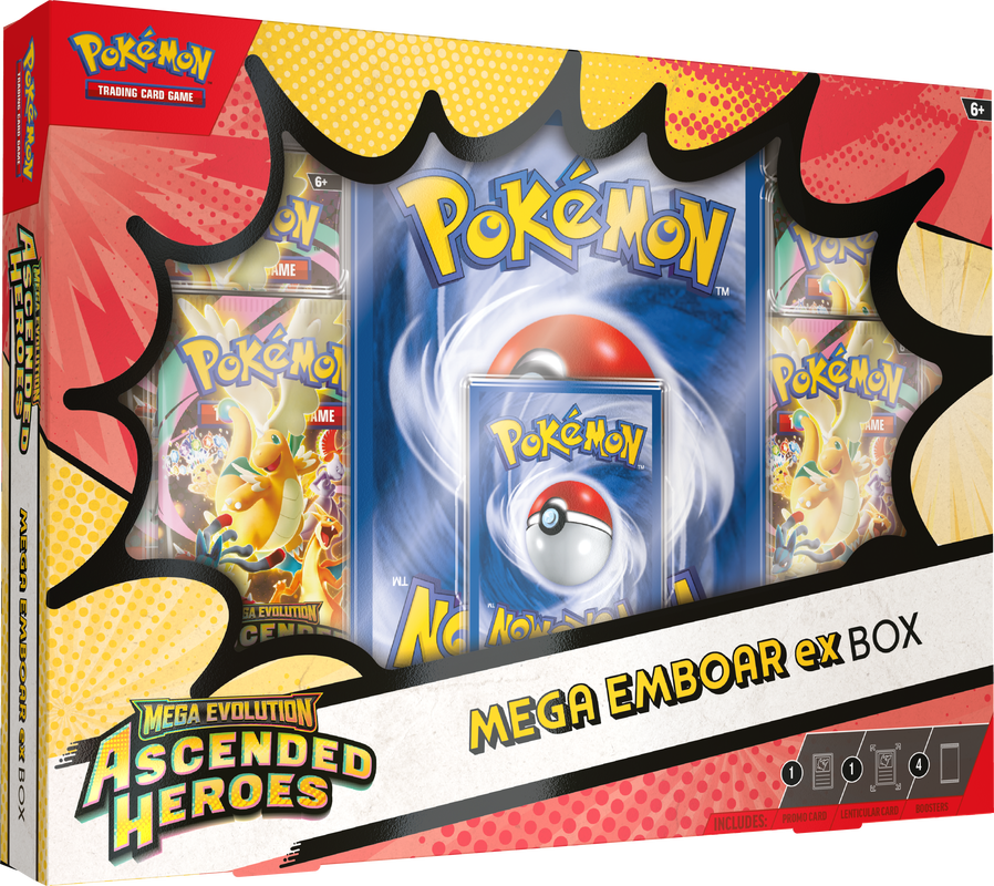 Pokemon - Mega Evolution - Ascended heroes - Mega Emboar ex Box