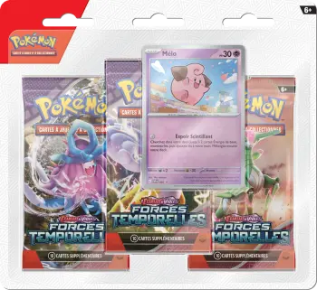 Pokemon SV5 - Temporal Forces 3 pack blister ( set of 2 )
