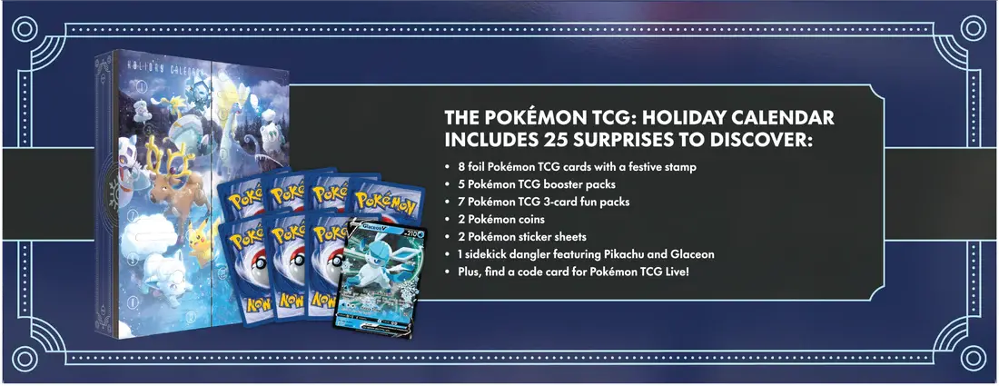 2023 Pokemon Holiday Calendar