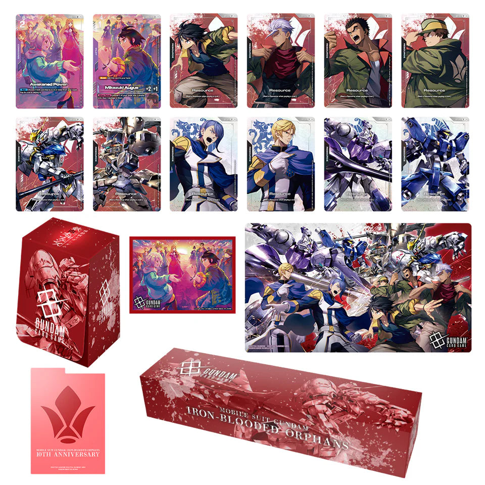 Gundam Card Game PB02 Premium Accessory Set Mobile Suit Gundam Iron Bandai