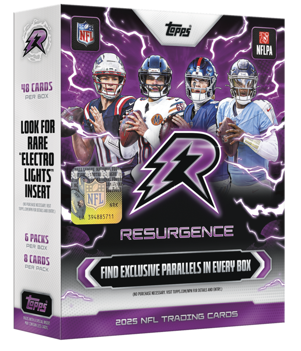 2025 Topps Resurgence Football Mega Box Doe's Cards