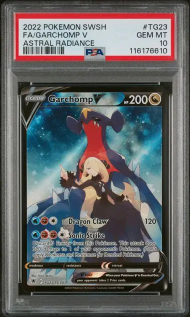 PSA 10 - 2022 POKEMON SWORD & SHIELD ASTRAL RADIANCE #TG23 FA/GARCHOMP V ASTRAL RADIANCE - Doe's Cards