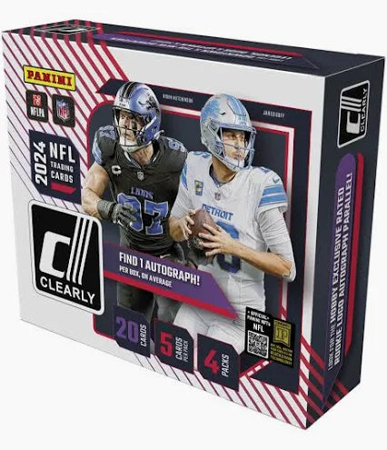 2024 Panini Clearly Donruss Football Hobby Box