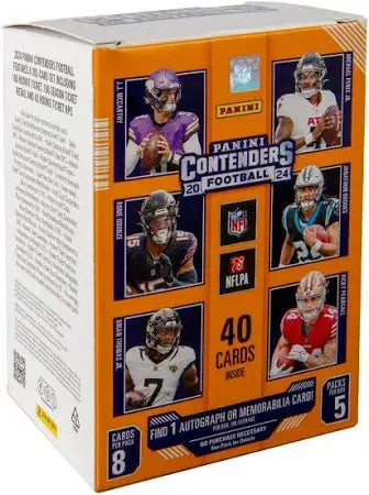 2024 Panini Contenders Football Trading Cards Blaster Box - Doe's Cards
