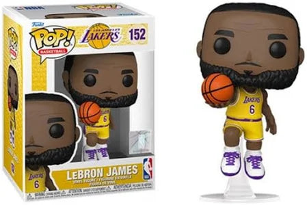 FunKo Pop! Los Angeles Lakers Lebron James #152 Vinyl Figure NBA Basketball - Doe's Cards