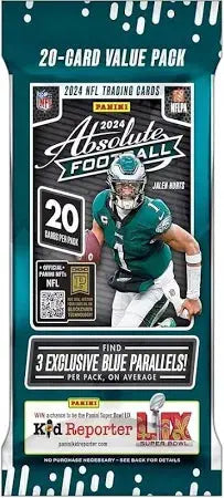 2024 Panini Absolute Football NFL Fat Pack - Doe's Cards