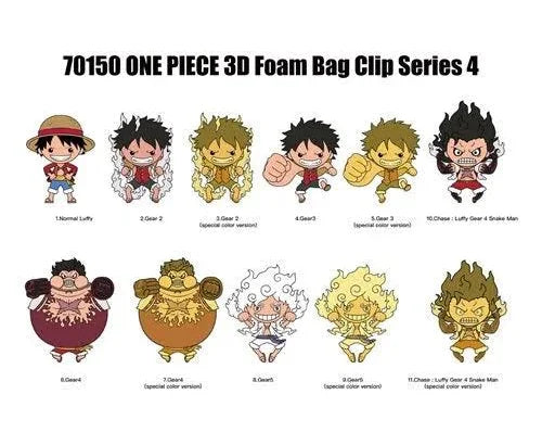 Funko Pop! One Piece Series 4 3D Foam Bag Clip - Doe's Cards