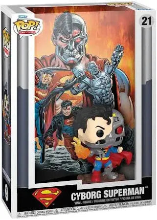 Funko Pop! Comic Cover: DC - Cyborg Superman - Doe's Cards