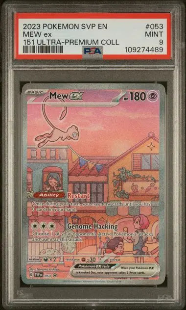 PSA 9 - 2023 POKEMON SVP EN-SV BLACK STAR PROMO #053 MEW ex 151 ULTRA-PREMIUM COLL - Doe's Cards