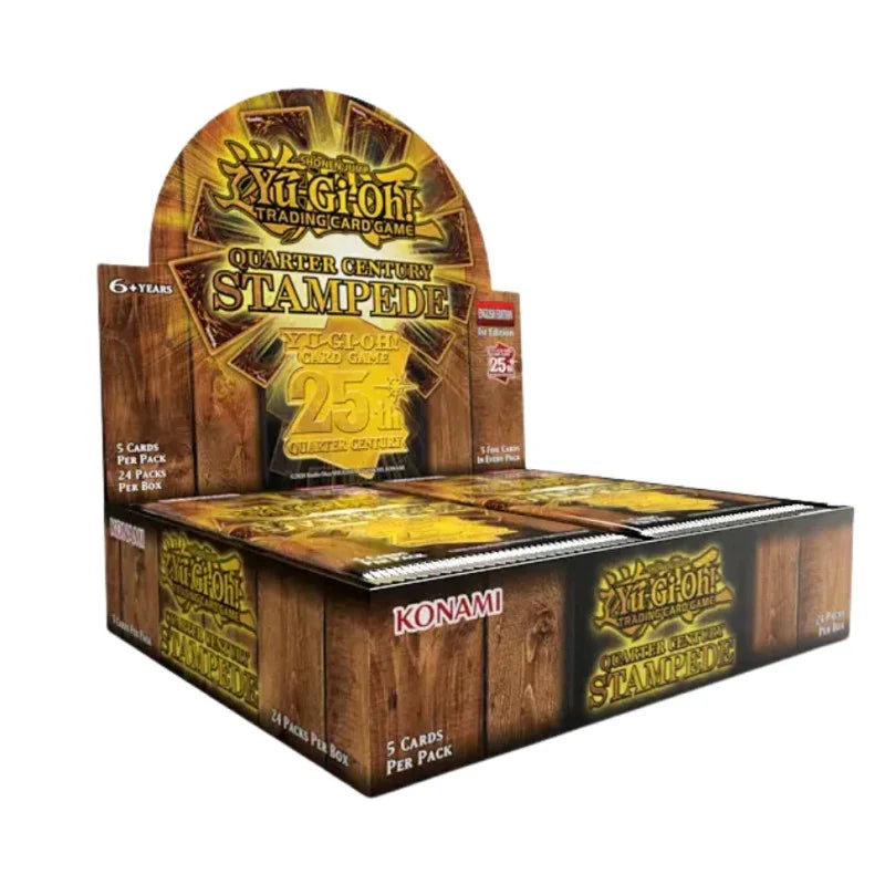 Yu-Gi-Oh! TCG: Quarter Century Stampede 1st Edition Rarity IV Booster Box - 24 Packs - Doe's Cards
