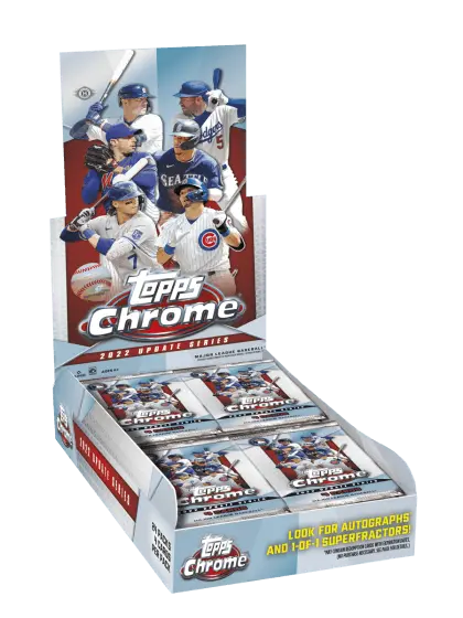 2022 Topps Chrome Updates Baseball - Hobby Box - Doe's Cards