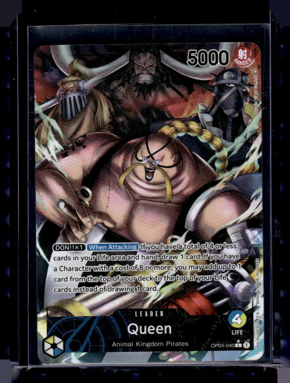 # One Piece - Queen - OP04-040 - Leader (Alt Art)