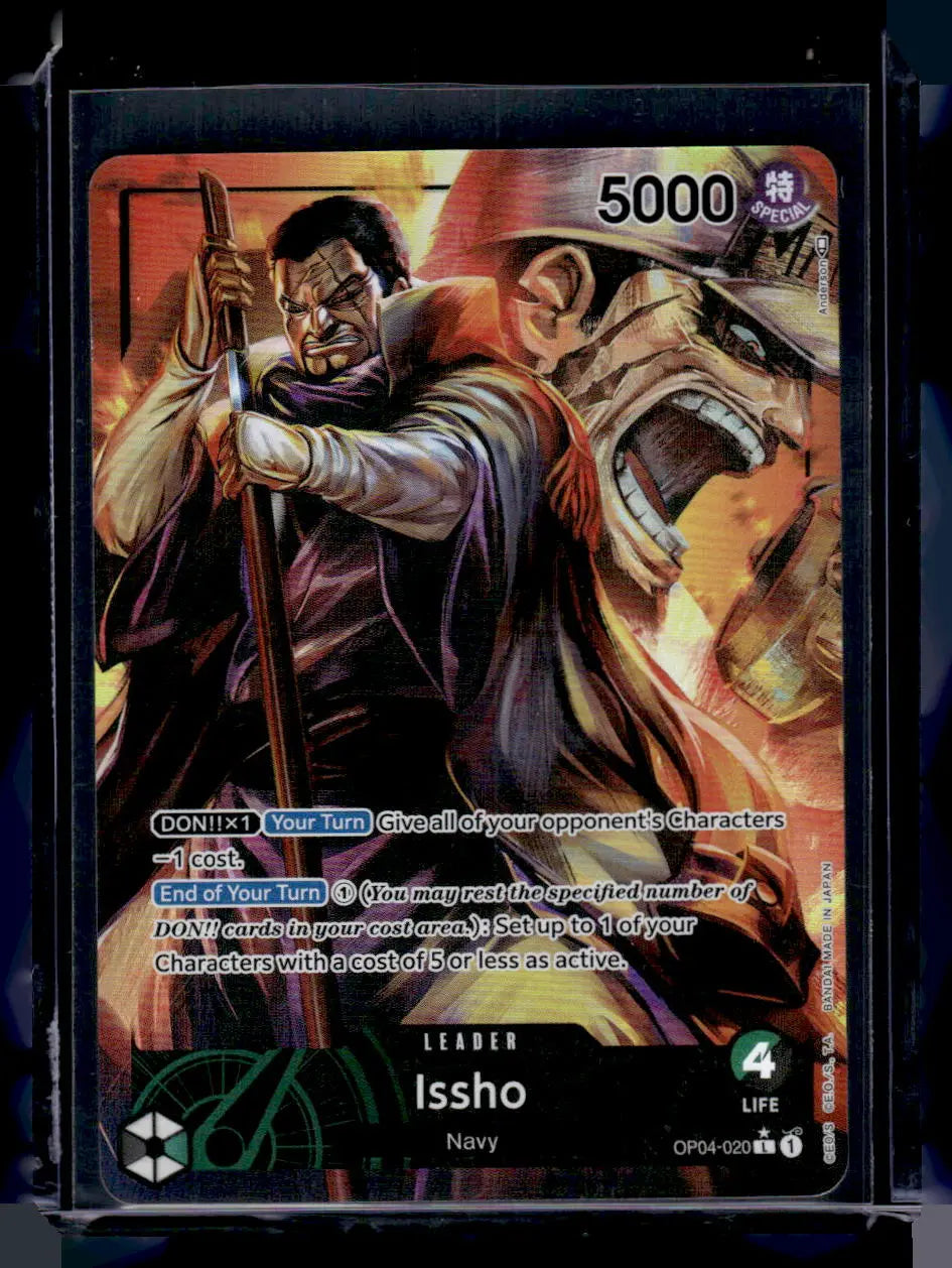 # One Piece - Issho - OP04-020 - Leader (Alt Art)