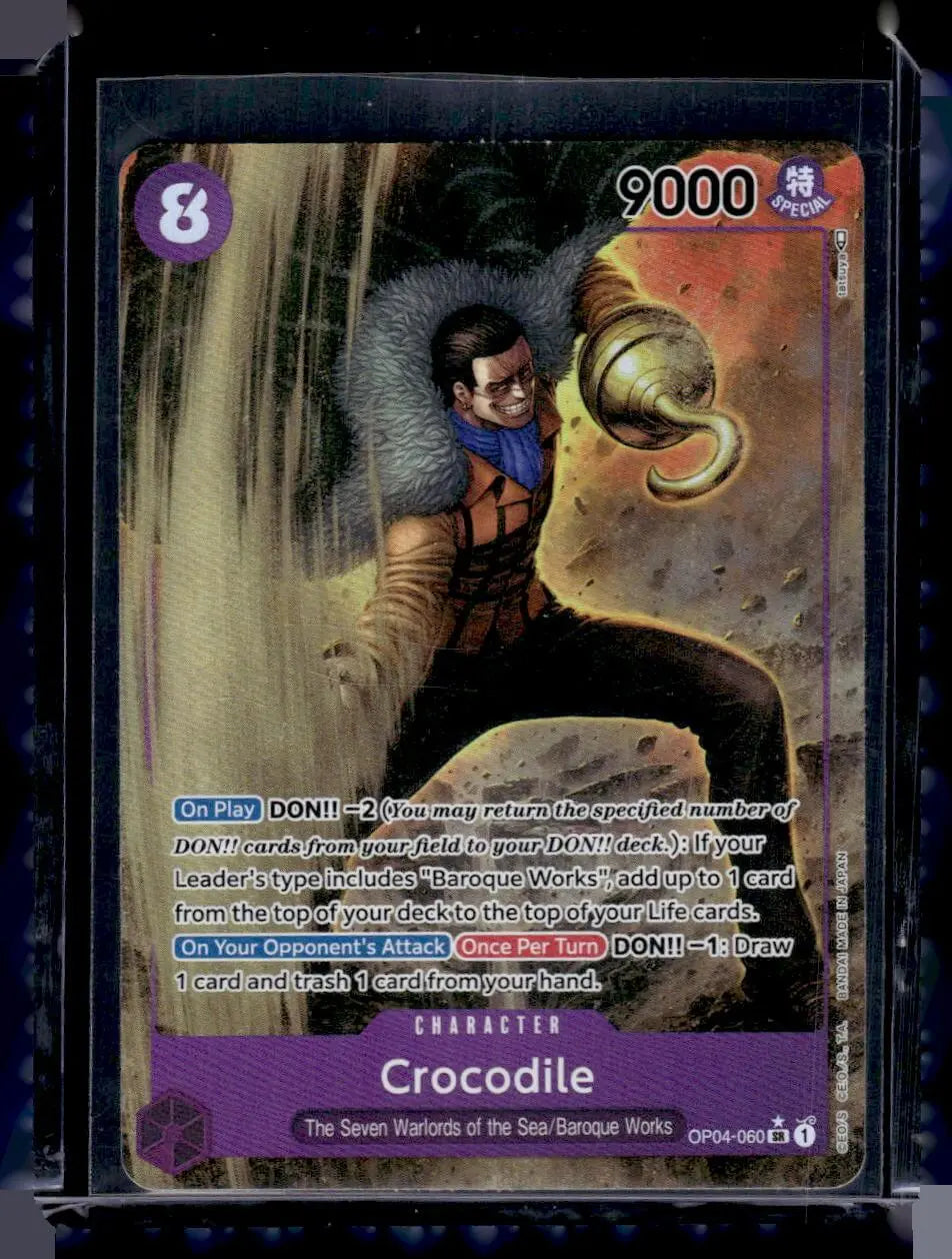 # One Piece - Crocodile (060) (Alternate Art) - Kingdoms of Intrigue (OP04)