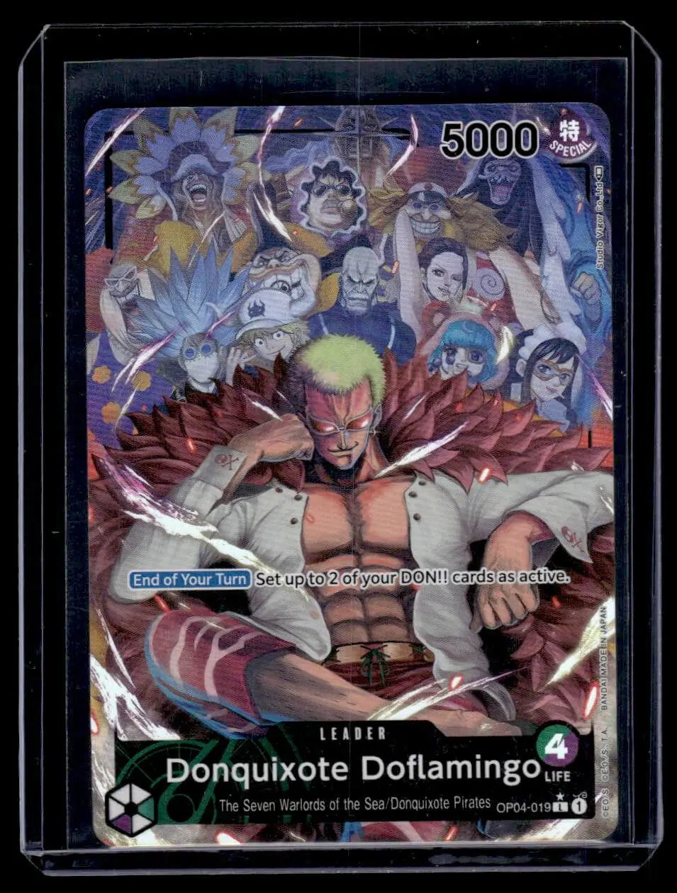 # One Piece - Donquixote Doflamingo - OP04-019 - Leader (Alt Art)