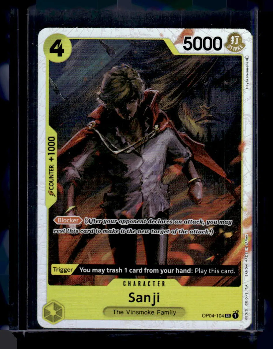 # One Piece - Sanji - OP04-104 - Super Rare