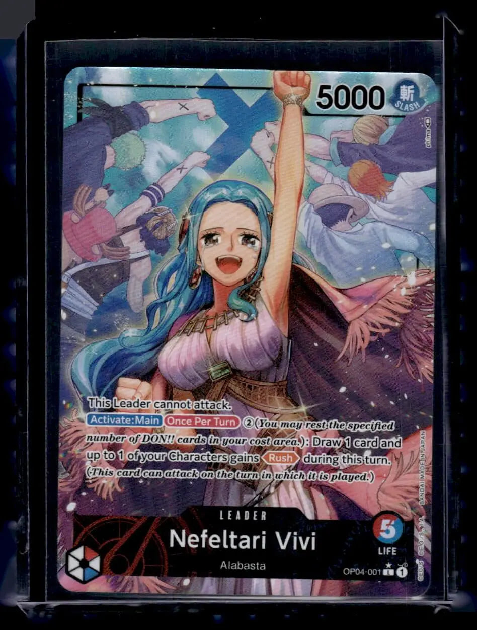 # One Piece - Nefeltari Vivi (001) (Alternate Art) - Kingdoms of Intrigue (OP04)
