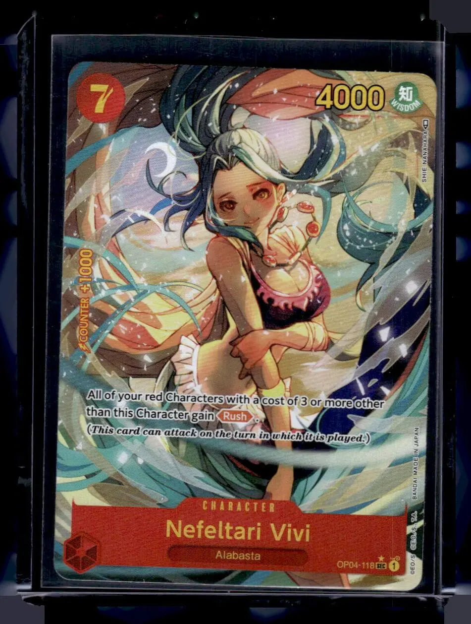 # One Piece - Nefeltari Vivi (118) (Alternate Art) - Kingdoms of Intrigue (OP04)