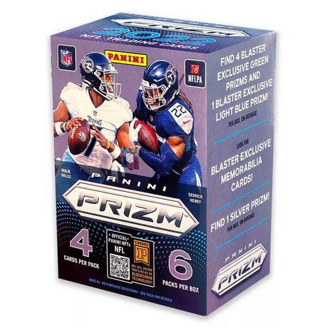 2022 Panini NFL Prizm Football Trading Card Blaster Box - Doe's Cards