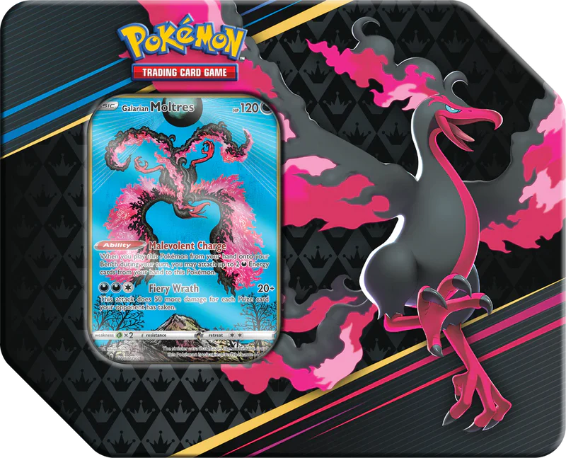 Pokemon - Crown Zenith Tin Moltres (Pre-Order March 17) - Doe's Cards