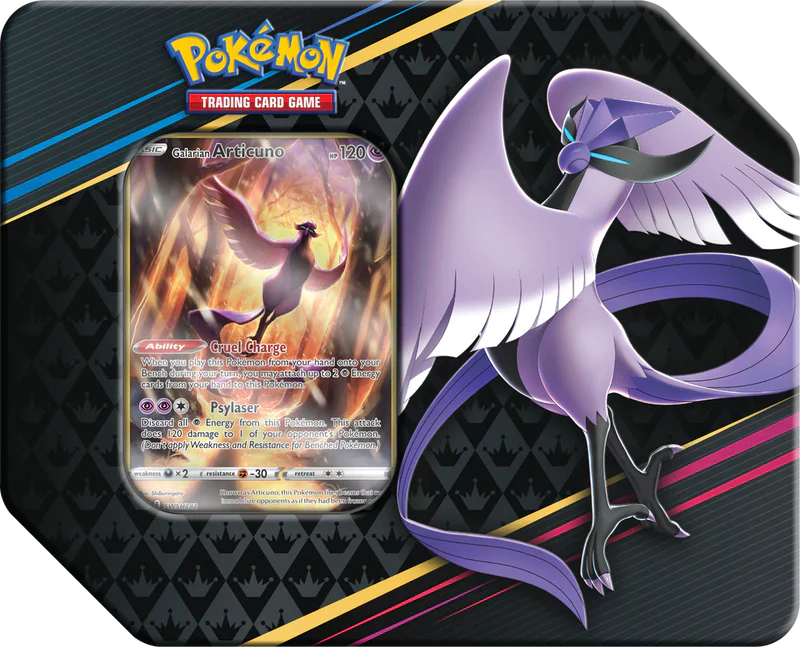Pokemon - Crown Zenith Tin Articuno (Pre-Order March 17) - Doe's Cards