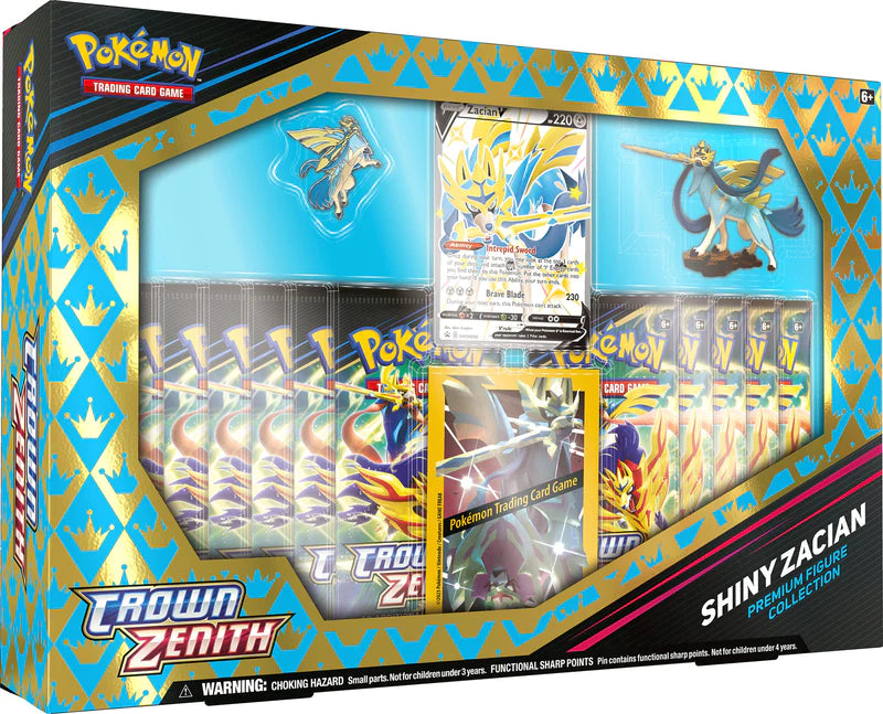 Crown Zenith Premium Figure Collection - Shiny Zacian (Pre-Order May 5) - Doe's Cards