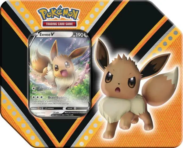 POKEMON EVEE V POWERS TIN - Doe's Cards