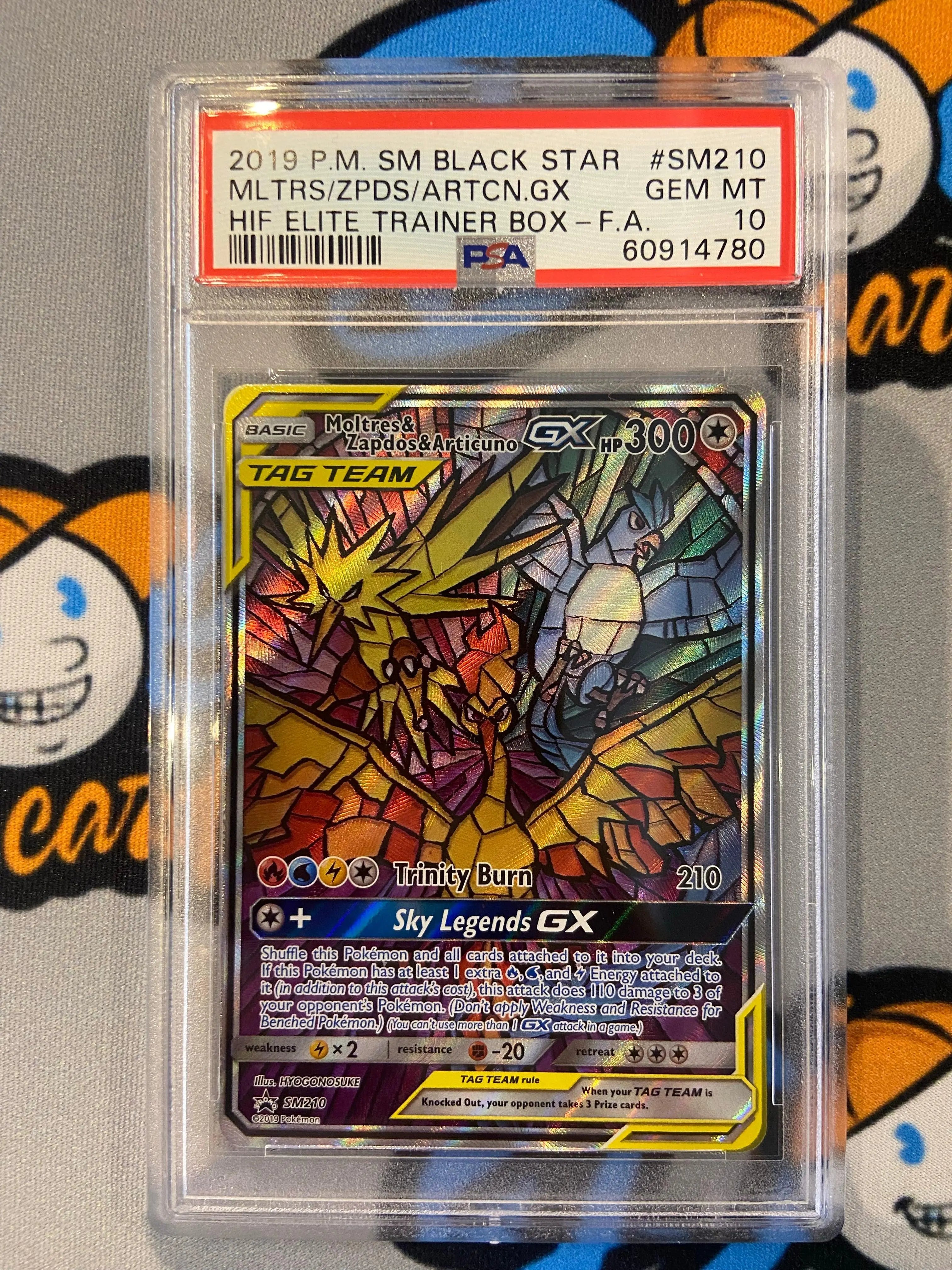 PSA 10 Pokemon Hidden fates promo Moltres & Zapdos & Articuno - Doe's Cards