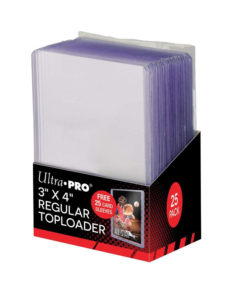 Ultra Pro Toploads 3x4 regular with Sleeves (25 ct) - Doe's Cards
