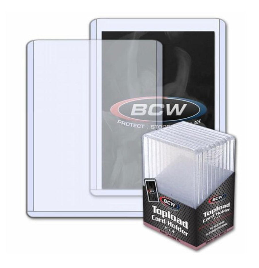 BCW Thick Card Toploader - 197PT. (10 Pack) - Doe's Cards