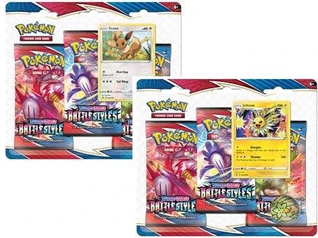 Pokémon Battle styles - 3 Pack blister- 2 Blister bundle(MARCH RELEASE ) - Doe's Cards