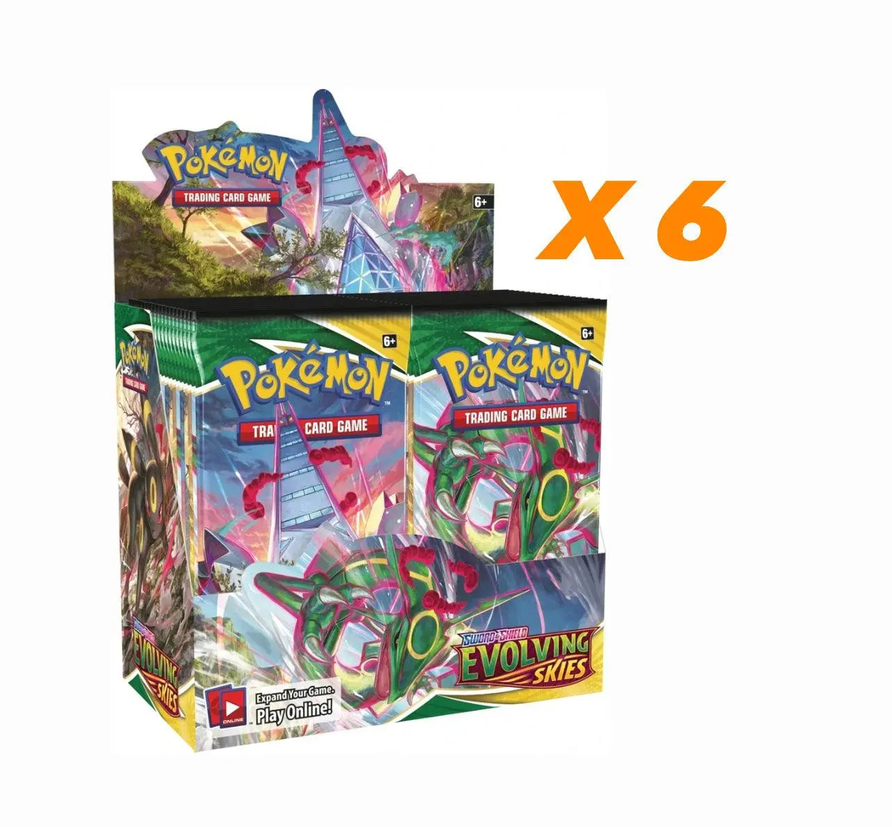 Pokémon Evolving Skies booster box sealed case - Doe's Cards