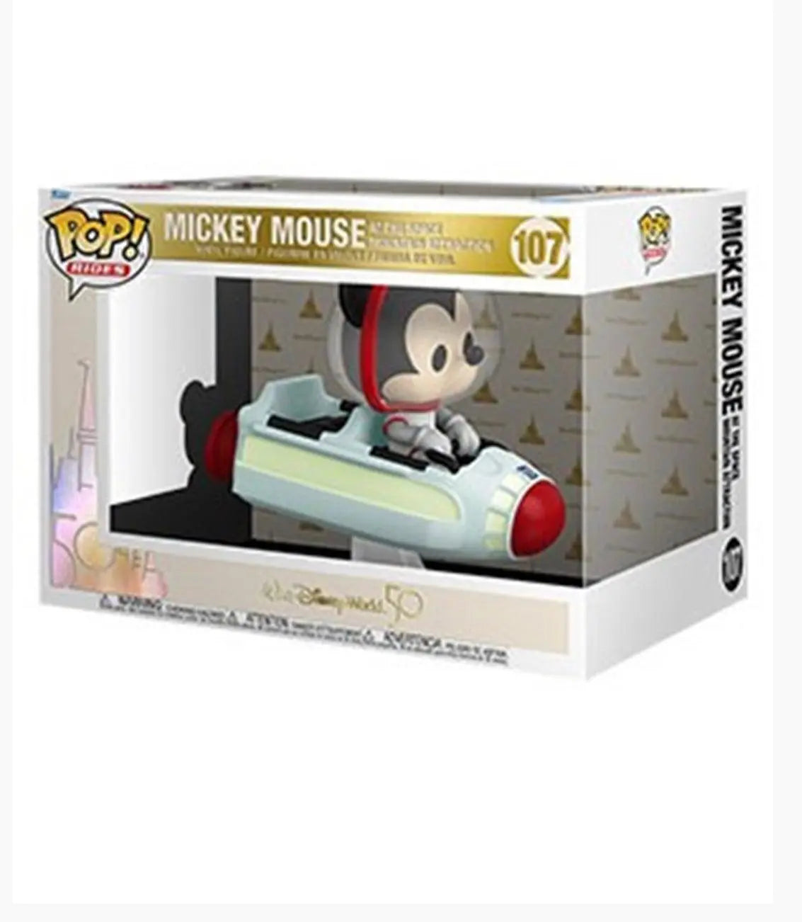 POP Ride SUPDLX: Walt Disney World's 50th Anniversary - Space Mountain with Mickey Mouse - Doe's Cards
