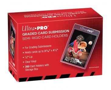 Ultra pro - Graded Card Submission Semi-Rigid Tall Card holders 200 ct - Doe's Cards