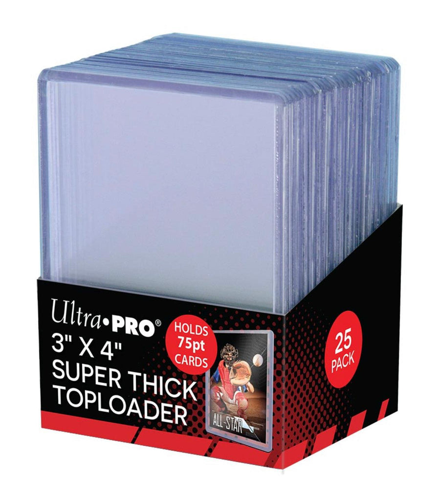 Ultra Pro - 3" x 4" Thick Toploader 75pt 25 Pack - Doe's Cards