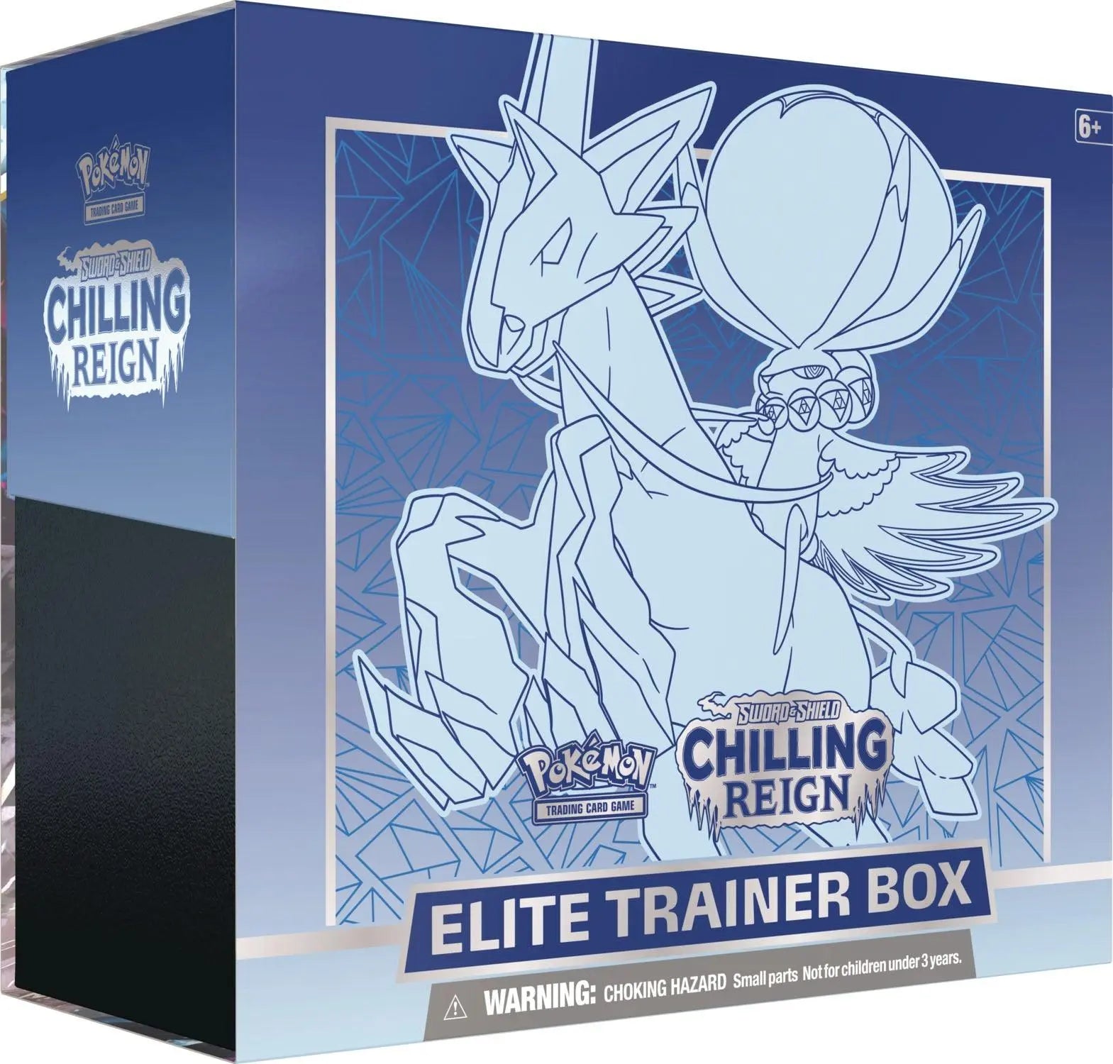 Pokémon - Chilling Reign - Elite trainer box - Ice Rider Calyrex Vmax - Doe's Cards