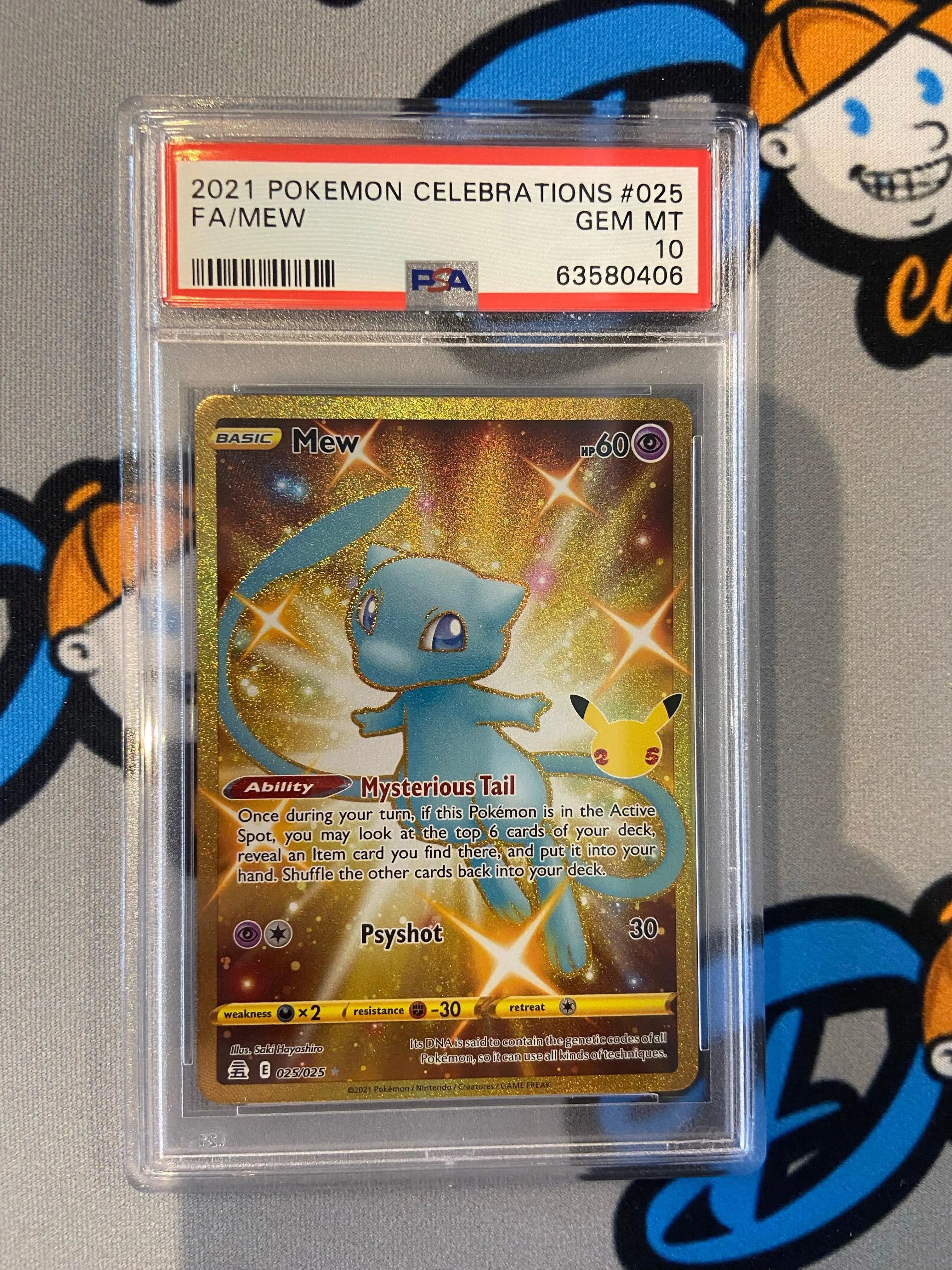 PSA 10 Pokemon Celebrations Mew Full Art - Doe's Cards