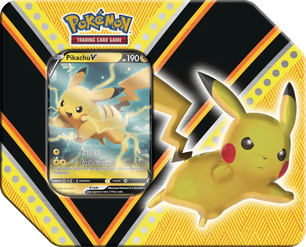 POKEMON PIKACHU V POWERS TIN - Doe's Cards