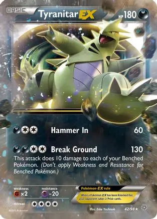 Tyranitar EX (42/98) [XY: Ancient Origins] Pokémon