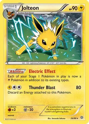 Jolteon (26/98) [XY: Ancient Origins] Pokémon