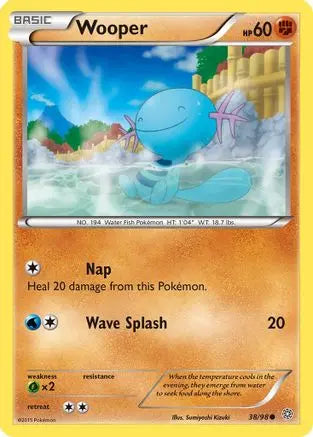 Wooper (38/98) [XY: Ancient Origins] Pokémon