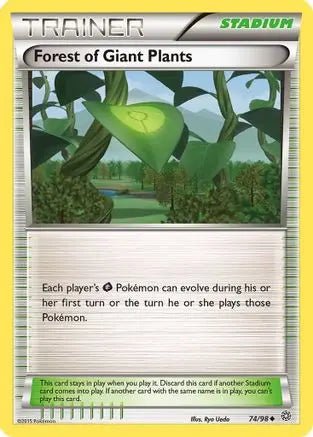 Forest of Giant Plants (74/98) [XY: Ancient Origins] Pokémon