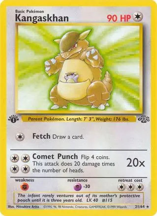 Kangaskhan (21/64) [Jungle 1st Edition] Pokémon