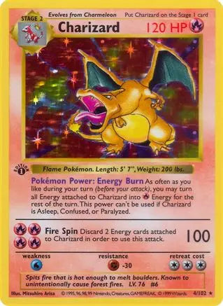 Charizard (4/102) [Base Set 1st Edition] Pokémon